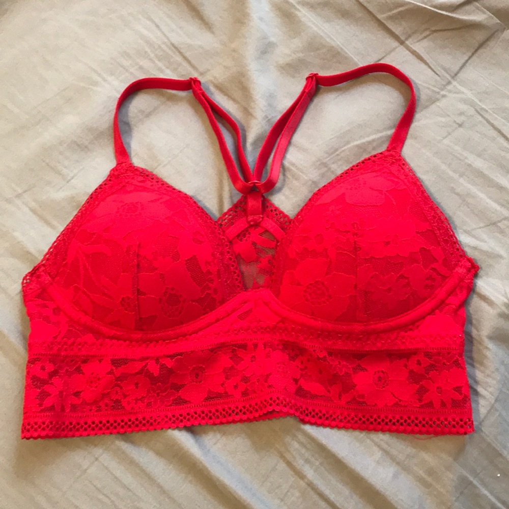 Victoria’s Secret red padded bralette